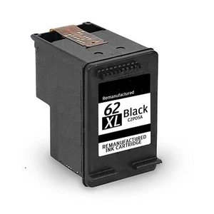 1PK for HP 62XL 62 Black Ink Cartridge ENVY 5540 5660 7640 7644 7645 Series - Picture 1 of 6