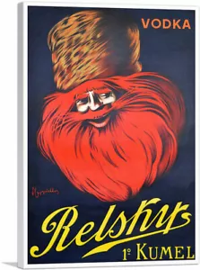 ARTCANVAS Relsky's Vodka 1907 Leinwand Kunstdruck von Leonetto Cappiello - Bild 1 von 11