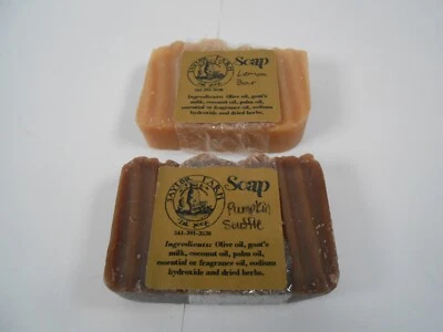 Saylor Farm Soap Olive oil and Goat's Milk Lemon Bar and Pumpkin Souffle - Image 1 of 2