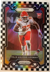 2023 Prizm Felix Anudike-Uzomah RC Black And White Checkerboard Prizm #349 - Picture 1 of 2