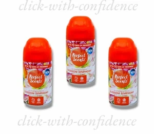 3xAir Freshner Refill Blossom Symphony Perfect Scents Upto 70 Days Of Freshness - Picture 1 of 1