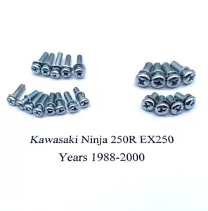 Kawasaki Ninja 250R F14 Carburetor JIS Screw Kit - Picture 1 of 3