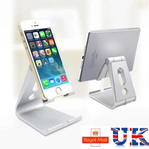 Adjustable Mobile Phone Holder Stand Desktop Portable Tablet Desk Mount - Picture 1 of 6