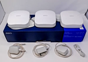 Eeero Pro 6 AX4200 K010311 Tri-Band Wi-Fi 6 Mesh Wi-Fi System (3-pack) - Afbeelding 1 van 18
