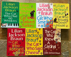 Lot of 7, Lillian Jackson Braun, The Cat Who Mystery Series, Putnam, HC/DJ