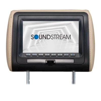 Soundstream VHD-70CC Universal Replacement Headrest Monitor 7" LCD DVD Player - Image 1 of 4