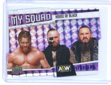 2022 HOUSE OF BLACK UPPER DECK ALLURE AEW #MC-20 MY SQUAD PURPLE DIAMOND 01/10
