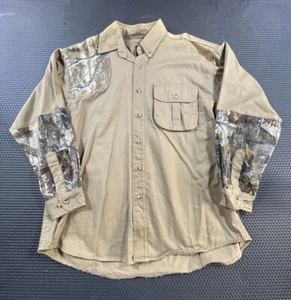 Original Cold Storage XL Button Shirt  Hunting Outdoor Camo Shoulder Padding - Picture 1 of 7