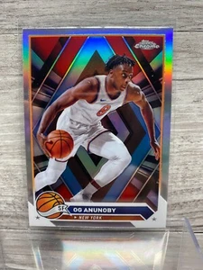 2024 Topps Chrome Silver Refractor #123 OG Anunoby - Picture 1 of 2