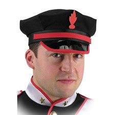 Cappello Visiera Carabiniere Nero Carnival Toys Art.5486 Taglia Adulto