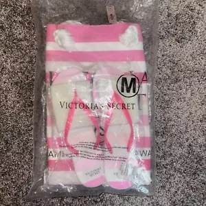 Victoria's Secret STRANDTASCHE SET, BEUTELTASCHE & FLIP FLOPS M 7-8 PINK NEU MIT ETIKETT - Bild 1 von 9