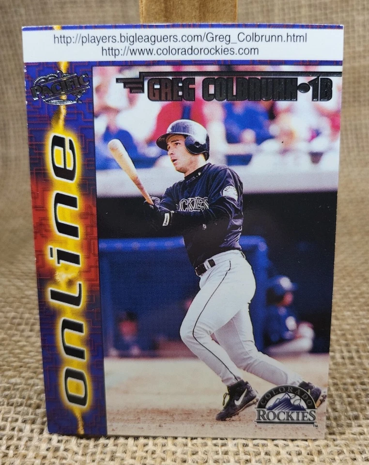 1998 Pacific Online Greg Colbrunn Baseball Card #242 Colorado Rockies FREE S&H - Image 1 of 2
