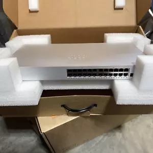 NEW/ UNCLAIMED Cisco Meraki MS210-24-HW 24-Port Ethernet Switch - Picture 1 of 3