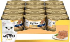 Gold Mousse Cibo Umido per Gatti con Tacchino, 24 Lattine da 85...
