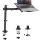 Mount-It! Laptop Desk Mount | Full Motion Laptop Arm with Vented Tray | Clamp...