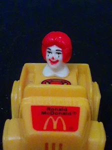 Vintage McDonalds 1985 Happy Meal Pull Back Racer, Ronald McDonald! FUNKTIONIERT! - Bild 1 von 8