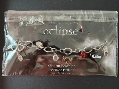 Saga Crepúsculo - Pulsera Eclipse Charm - Crimson Cullen Nuevo Foto 1 de 3