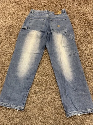 Pantalones de mezclilla vintage PJ MARK patinador pierna recta azul talla 36x32 Foto 1 de 4