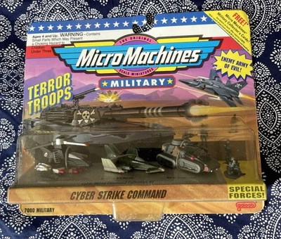 MicroMachines Military Terror Troops CYBER STRIKE COMMAND Includes SpecialForces - Image 1 of 3
