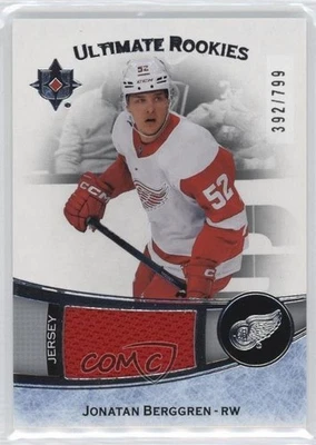2022-23 Ultimate Collection Rookies Jersey /799 Jonatan Berggren #129 Rookie RC - Image 1 of 2