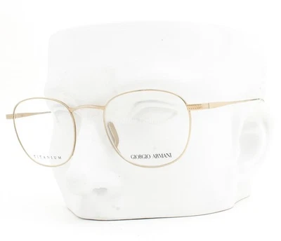 Giorgio Armani Eyeglasses AR 5148-T 3384 Glasses Pale Gold Titanium 48mm w/case - Image 1 of 4