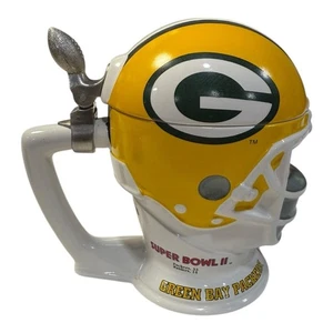 Vintage Green Bay Packers Longton Crown Limited Edition Helmet Stein w/ COA Rare - Picture 1 of 10