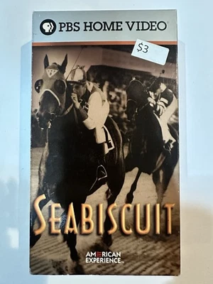 Seabiscuit VHS Horse Racing Documentary PBS Home Video American Experience - Imagem 1 de 4
