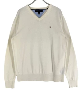 Tommy Hilfiger Men V-Neck Jumper Pullover Sweater Size M - Picture 1 of 11