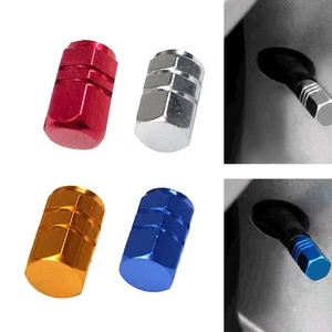 Accessories Tire Valve Stem Cap 4pcs Air Valve Cap Rims Stem Tire Wheel - Picture 1 of 60