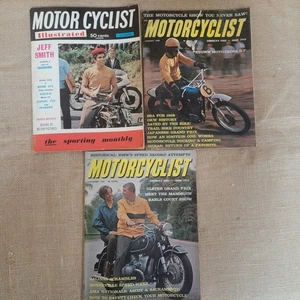 Vintage Lot Of 3 Motorcyclist Magazines November 1967 January 1968  - Picture 1 of 8