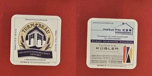 Turm-Bräu Freudenstädter Brauhaus Brauerei Bierdeckel Bier - Bild 1 von 1