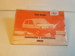 Manuale libretto uso e manutenzione Fiat Panda 30 45 originale non copia ed 1981 - Foto 1 di 24