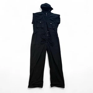 Free People Jumpsuit Kurzarm Kapuze Cargo Mechaniker Utility Gr. Small - Bild 1 von 6