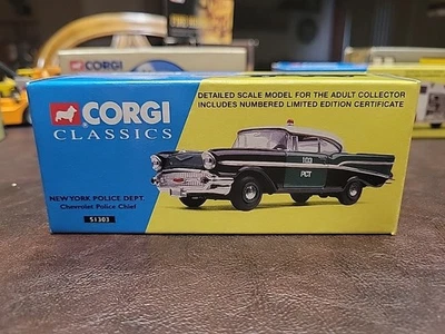 Corgi Classics New York Police Dept Chevy Police Car New In Box - Image 1 of 4