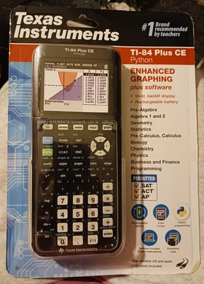 Texas Instruments TI-84 Plus CE Python Color Graphing Calculator New In Box - Image 1 of 2