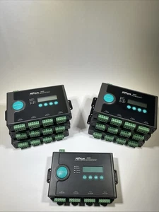 Moxa Nport Server Device 5430i RS422/485 - 4 Ports Ethernet serial Reconditioned - Foto 1 di 18