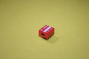 4 WAY DIL SWITCH PCB MOUNT APEM RS 103-0759    fbb16m - Picture 1 of 1