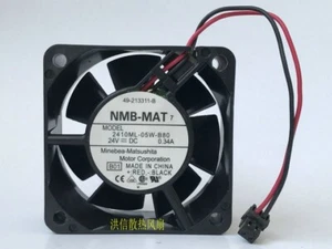 1 PCS NMB-MAT fan 2410ML-05W-B80 24V 0.34A 6025 60*25MM 2 wire - Picture 1 of 3