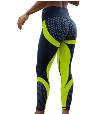 Yoga Fitness Leggings Mujeres Pantalones Fitness Calzas Ajustadas Gimnasio Correr Deportes Ropa Foto 1 de 2