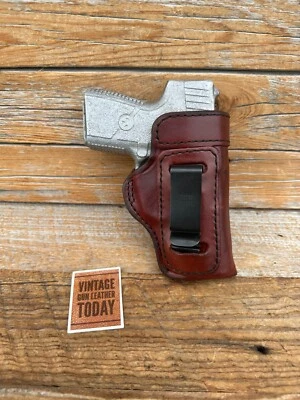 Don Hume H715  Brown Leather Open Top IWB Holster For KAHR K9 P9 K40 P40 CW9 - Image 1 of 2