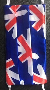 Face Mouth Covering Washable Reuseable Uk Made Union Jack Unisex Adult Mask - Picture 1 of 2