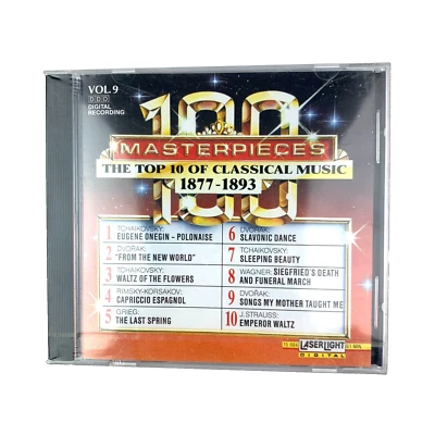 100 Masterpieces Volume 9: Top 10 of Classical Music 1998 CD New Sealed Sony Foto 1 de 4