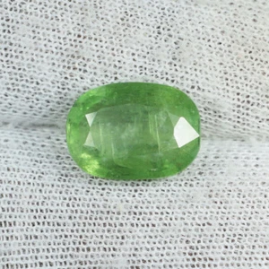 5.84 ct GCI Certified" TOP LUSTROUS RARE HUGE" NATURAL GREEN KYANITE Se Vdo 8946 - Bild 1 von 3