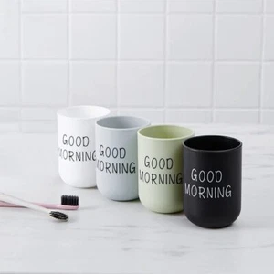 SITAKE 4 Pcs Bathroom Tumblers Cups Unbreakable Reusable Toothbrush Holders E... - Picture 1 of 6