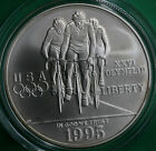 1995 D Olympic Cycling BU Silver One Dollar Commemorative US Biking Coin ONLY