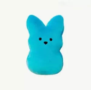 6" Peeps Blue Bunny Rabbit Plush Stuffed Animal Easter Basket Stuffer Toy NEW - Picture 1 of 1