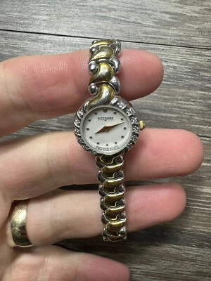 Reloj Wittnauer Mujer Tono Dorado Esfera Blanca Bisel Cristal Rl 8503 Foto 1 de 4