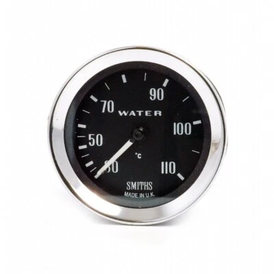 SMITHS CLASSIC WATER TEMPERATURE GAUGE CHROME BEZEL WITH BULB MECHANICAL - Image 1 of 2