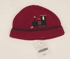 NWT Janie and Jack Holiday Express 0-3-6 Months Red Train Sweater Hat 0-6 Months