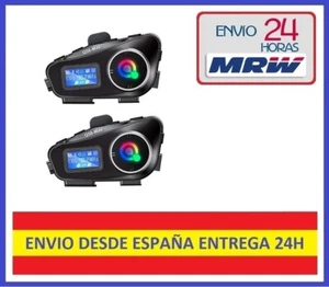 2 Intercomunicadores Moto Bluetooth 500 Metros - Imagen 1 de 9